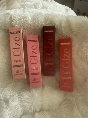 Glaze Tinted Lip Serum - Pink, Coral, Mauve, Red